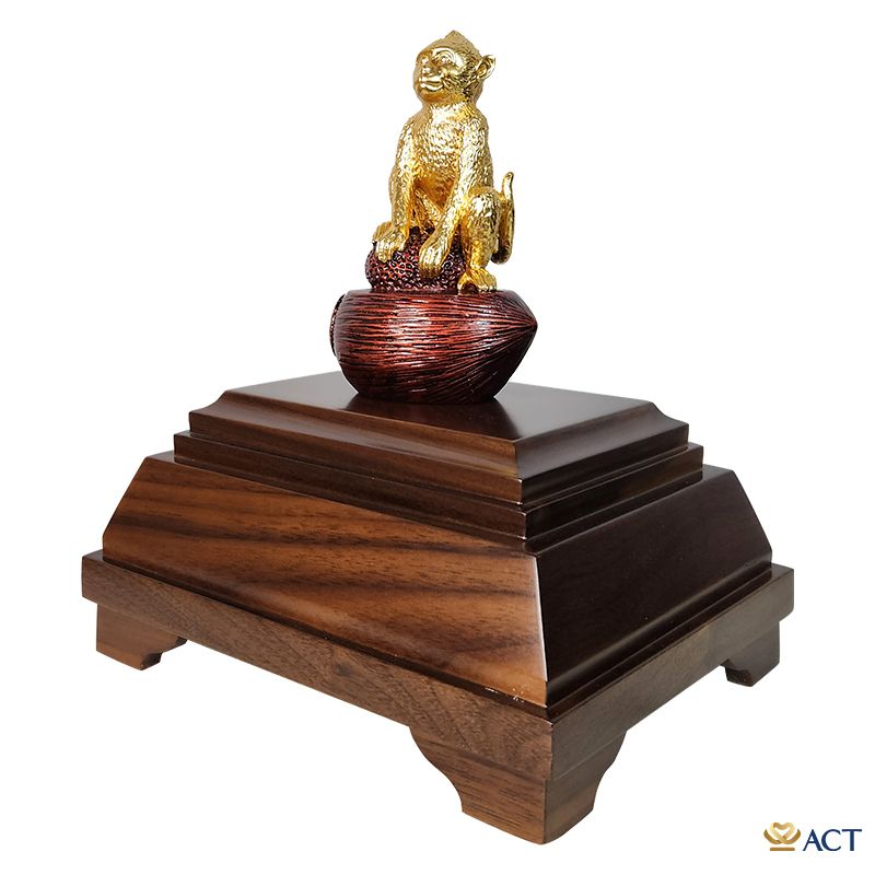Tượng Khỉ dát vàng 24k