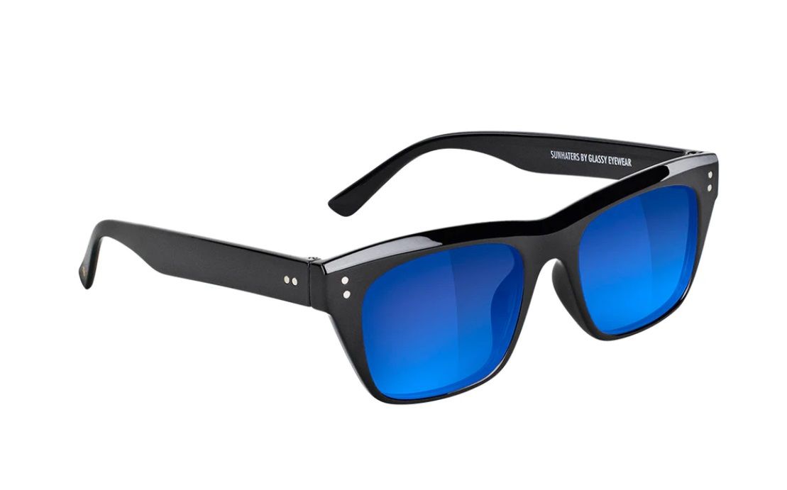  Kính mắt Glassy santos polarized black/blue lens sunglasses 