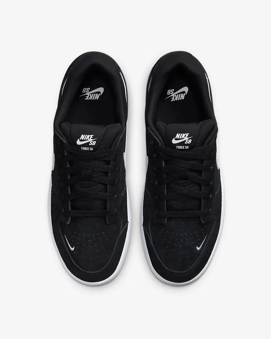  Nike SB Force 58 Black & White 