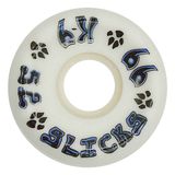  Dogtown k-9 slicks white 52mm 99a (set of 4) 