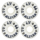  Dogtown k-9 slicks white 52mm 99a (set of 4) 