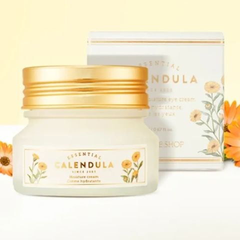 Kem Dưỡng Làm Dịu Da THE FACE Shop Calendula Essential Moisture Cream 50ml