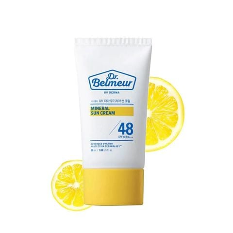 Kem Chống Nắng Vật Lý Màng Khoáng Dr.Belmeur Mineral Sun Cream Spf48 +++ 50ml