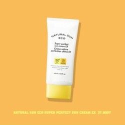 Kem Chống Nắng Chống Bụi Mịn Ánh Sáng Xanh THE FACE SHOP Natural Sun Eco Super Perfect Sun Cream Ex Spf50+ Pa++++