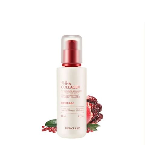 Tinh Chất Giúp Da Săn Mịn THE FACE SHOP Pomegranate And Collagen Volume Lifting Serum 80ml