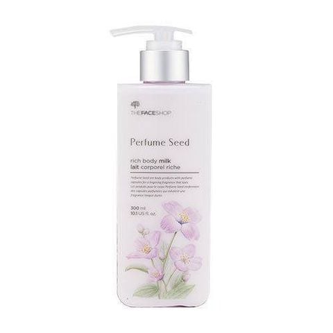 Sữa Dưỡng Thể Hương Nước Hoa Cung Cấp Ẩm THE FACE SHOP Perfume Seed Rich Body Milk 300Ml