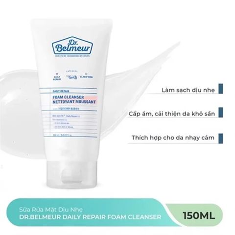 Sữa Rửa Mặt Dành Cho Da Mụn Dr.Belmeur Amino Clear Foaming Cleanser For Acne-Prone Skin 150Ml