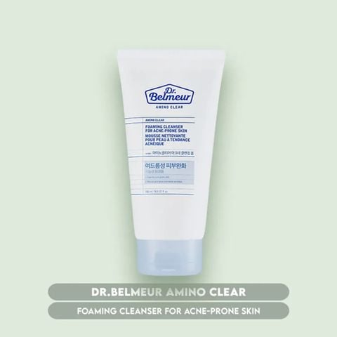 Sữa Rửa Mặt Dành Cho Da Mụn Dr.Belmeur Amino Clear Foaming Cleanser For Acne-Prone Skin 150Ml