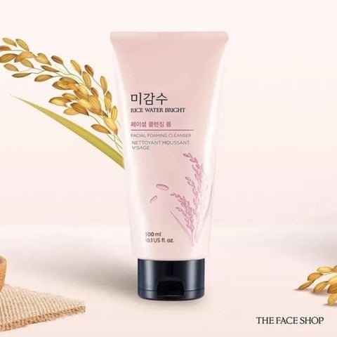 Sữa Rửa Mặt Làm Sáng Da THE FACE SHOP Rice Water Bright Cleansing Foam