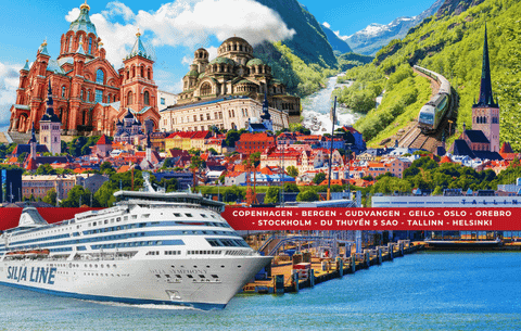 BẮC ÂU: ĐAN MẠCH - NA UY - THỤY ĐIỂN - ESTONIA - PHẦN LAN