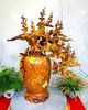 Bình hoa mai bonsai gỗ nu hương kích thước cao 96cm ngang 68cm sâu 48cm