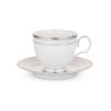  Chén trà & đĩa lót Noritake Hampshire Platinum 250ml 
