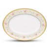  Đĩa Oval cỡ nhỏ Noritake Blooming Splendor 31,2cm 