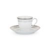  Chén trà & đĩa lót nhỏ Noritake Hampshire Platinum 90ml 