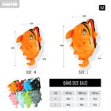  BALO KHỦNG LONG NHUNG UNISWAP - M - XANH DƯƠNG 