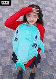  BALO CÁ MẬP NHUNG - XANH DƯƠNG 
