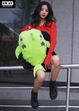  BALO CÁ MẬP NHUNG - ĐEN 