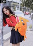  BALO CÁ MẬP NHUNG - ĐEN 