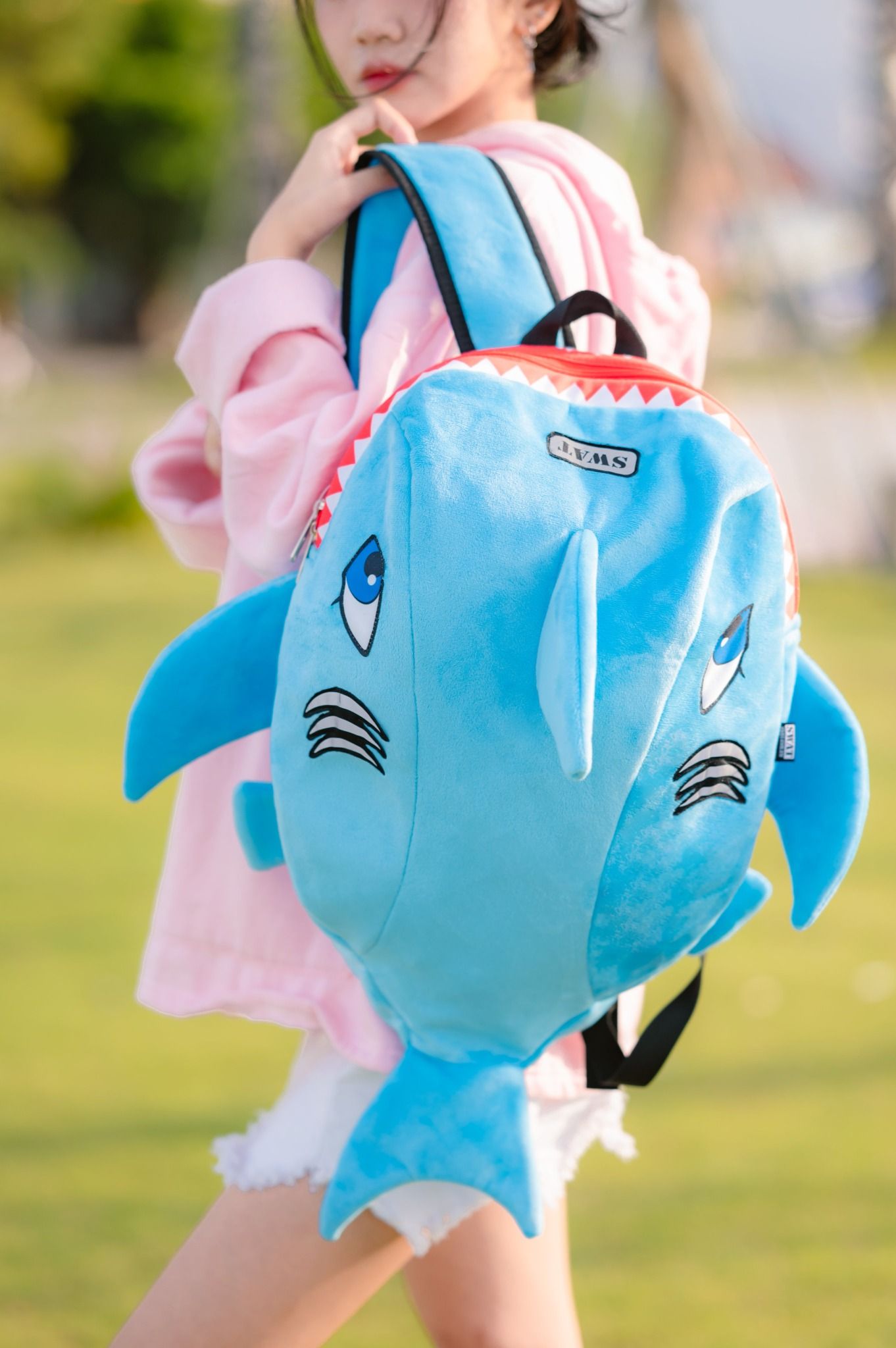  BALO CÁ MẬP NHUNG - CAM 