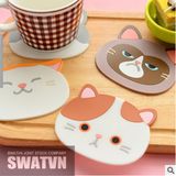  ĐẾ LÓT LY CAO SU DẺO - HÌNH THÚ 04 