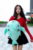  BALO CÁ MẬP NHUNG - XANH LÁ 