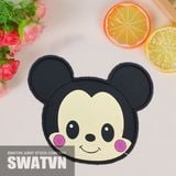  ĐẾ LÓT LY CAO SU DẺO - HÌNH THÚ 04 