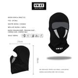  KHĂN NINJA SWAT X2 - ĐEN - HỒNG 