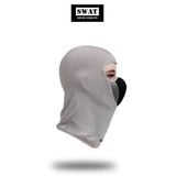  KHĂN NINJA SWAT X2 - XÁM (LƯỚI XÁM - ĐEN) 