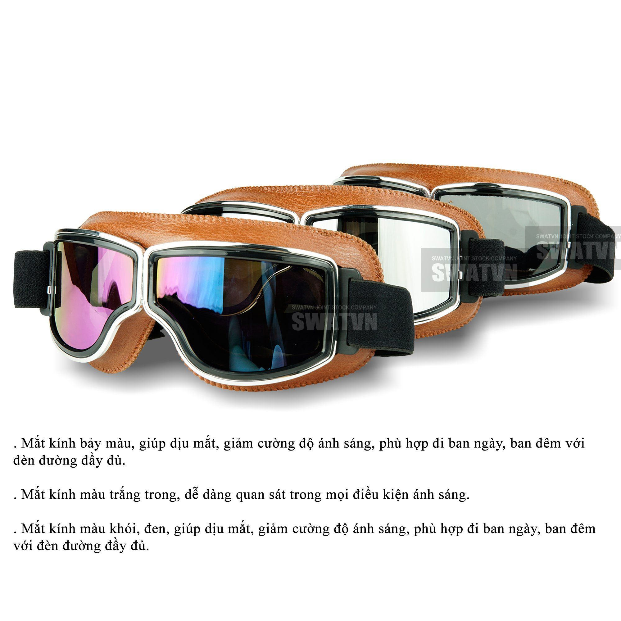  KÍNH PHI CÔNG VINTAGE - KÍNH KHÓI 