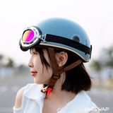  NÓN BẢO HIỂM UNISWAP H1 - XANH BÓNG (NÓN + LƯỠI TRAI + TÚI) 