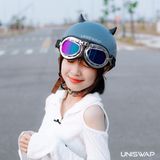  NÓN BẢO HIỂM UNISWAP H1 - XANH BÓNG (NÓN + LƯỠI TRAI + TÚI) 