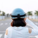  NÓN BẢO HIỂM UNISWAP H1 - XANH BÓNG (NÓN + LƯỠI TRAI + TÚI) 