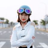  NÓN BẢO HIỂM UNISWAP H1 - XANH BÓNG (NÓN + LƯỠI TRAI + TÚI) 