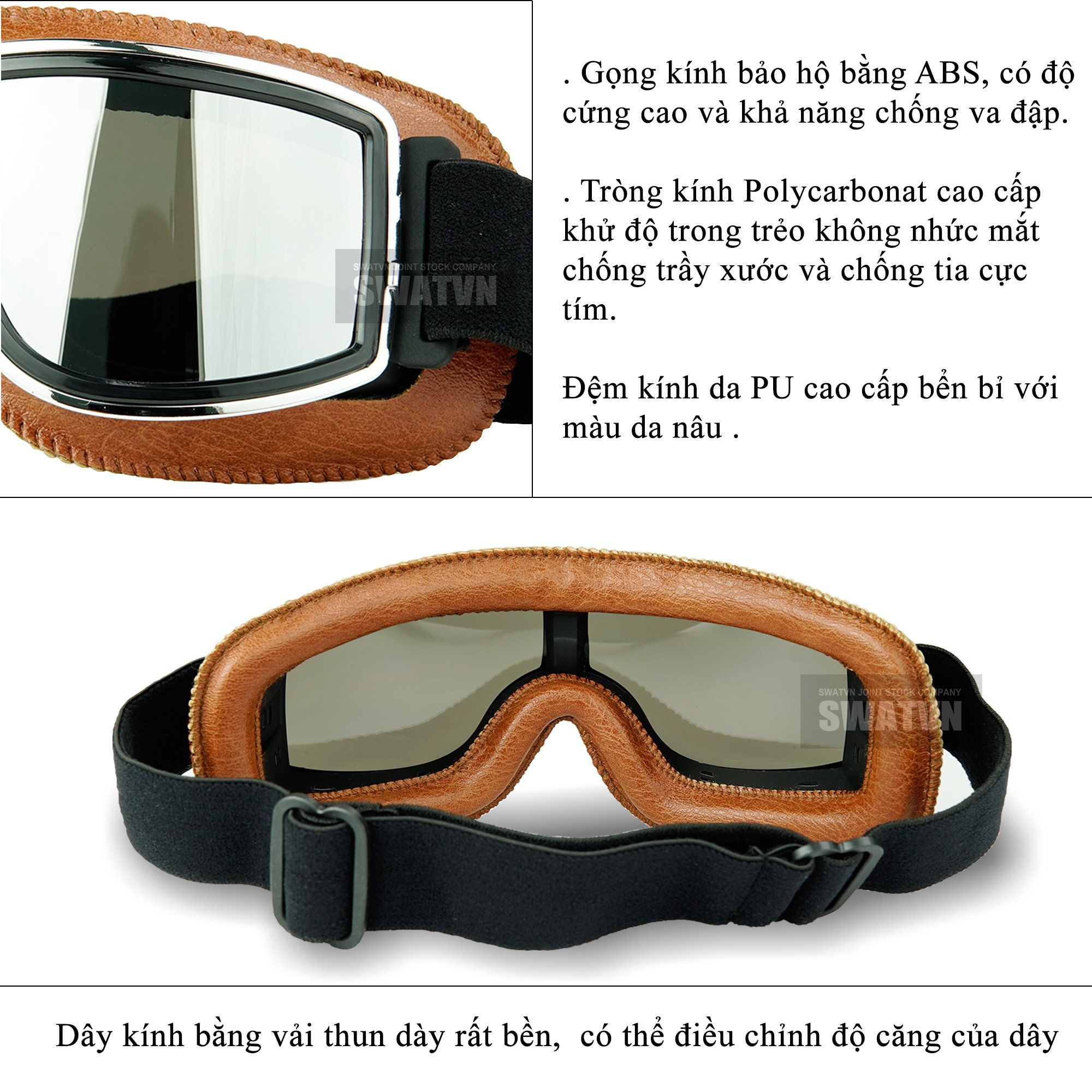  KÍNH PHI CÔNG VINTAGE - KÍNH TRÁNG GƯƠNG 
