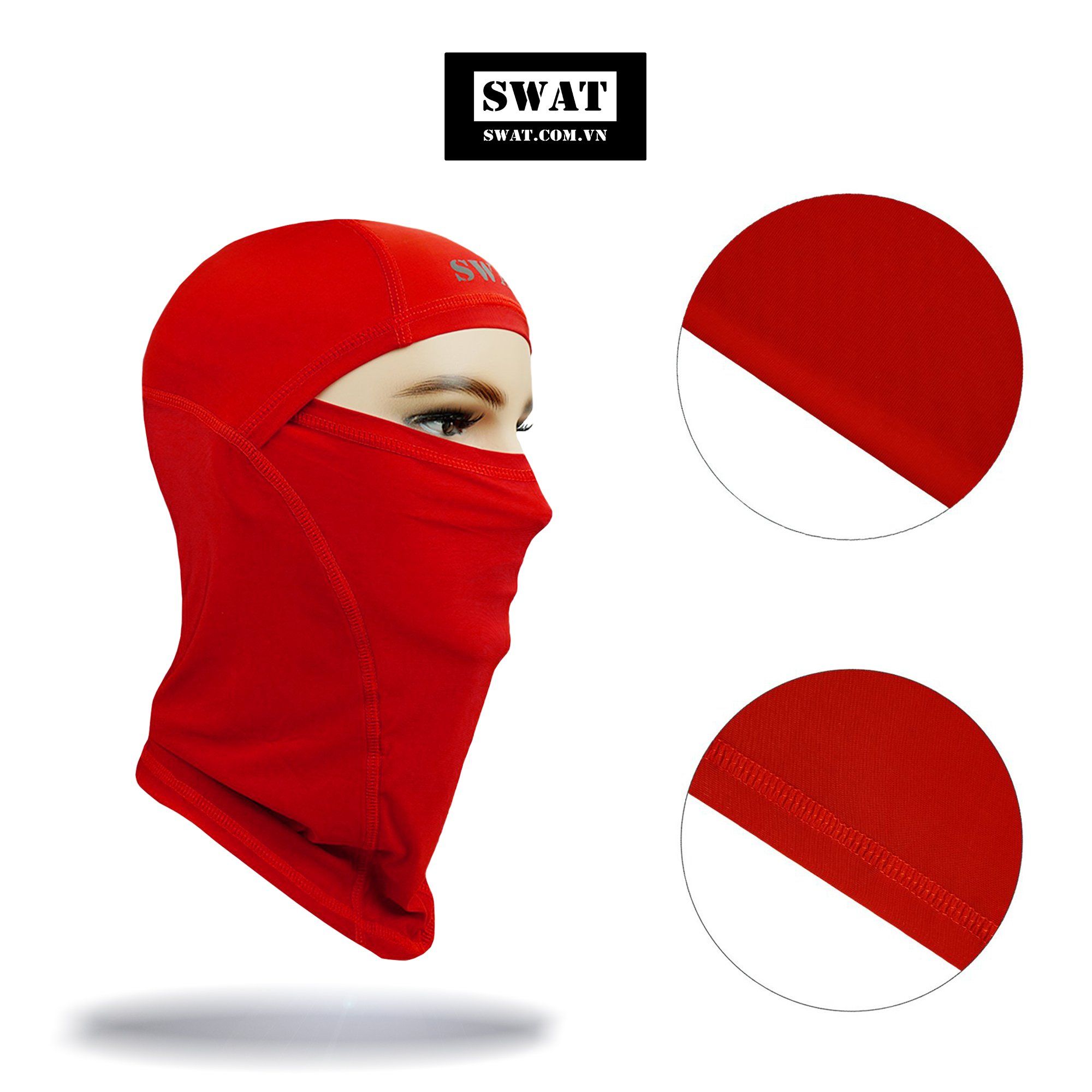  KHĂN NINJA SWAT 3IN1 - ĐỎ 