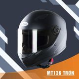  NÓN BẢO HIỂM ASIA ĐEN NHÁM - KÍNH KHÓI 