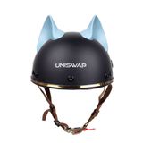  NÓN BẢO HIỂM UNISWAP H1 - ĐEN NHÁM (NÓN + LƯỠI TRAI + TÚI) 