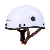  NÓN BẢO HIỂM UNISWAP H1 - TRẮNG BÓNG (NÓN + LƯỠI TRAI + TÚI) 