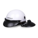  NÓN BẢO HIỂM UNISWAP H1 - TRẮNG BÓNG (NÓN + LƯỠI TRAI + TÚI) 