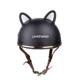  NÓN BẢO HIỂM UNISWAP H1 - ĐEN NHÁM (NÓN + LƯỠI TRAI + TÚI) 