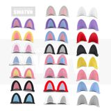  TAI MÈO 2 MÀU - TRẮNG HỒNG 