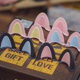  TAI MÈO 2 MÀU - HỒNG VÀNG 