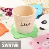  ĐẾ LÓT LY CAO SU DẺO - HÌNH THÚ 01 