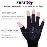  ỐNG TAY SWAT X7 - ĐEN 