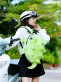  BALO KHỦNG LONG NHUNG UNISWAP - L - ĐEN 