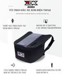  TÚI TREO ĐẦU XE MÁY ZDK ZERO - XÁM 