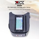  TÚI TREO ĐẦU XE MÁY ZDK ZERO - XÁM 