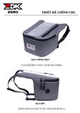  TÚI TREO ĐẦU XE MÁY ZDK ZERO - ĐEN 