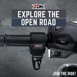  MÓC KHOÁ ĐA NĂNG TREO XE ZDK MK01 - XÁM 