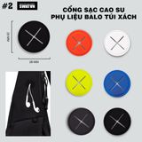  CỔNG SẠC CAO SU - PHỤ LIỆU BALO TÚI XÁCH 